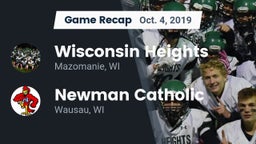 Recap: Wisconsin Heights  vs. Newman Catholic  2019