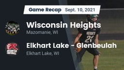 Recap: Wisconsin Heights  vs. Elkhart Lake - Glenbeulah  2021