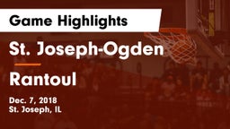 St. Joseph-Ogden  vs Rantoul Game Highlights - Dec. 7, 2018