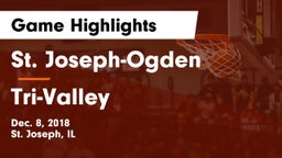St. Joseph-Ogden  vs Tri-Valley  Game Highlights - Dec. 8, 2018