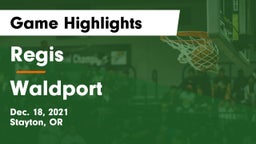 Regis  vs Waldport  Game Highlights - Dec. 18, 2021