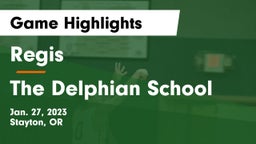 Regis  vs The Delphian School Game Highlights - Jan. 27, 2023
