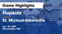 Hopkins  vs St. Michael-Albertville  Game Highlights - Jan. 28, 2022