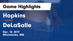 Hopkins  vs DeLaSalle  Game Highlights - Dec. 10, 2019