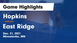 Hopkins  vs East Ridge  Game Highlights - Dec. 21, 2021