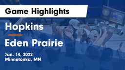 Hopkins  vs Eden Prairie  Game Highlights - Jan. 14, 2022