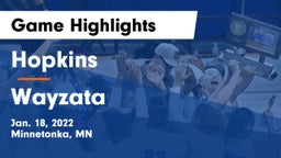 Hopkins  vs Wayzata  Game Highlights - Jan. 18, 2022