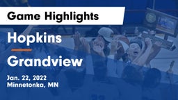 Hopkins  vs Grandview  Game Highlights - Jan. 22, 2022