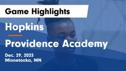 Hopkins  vs Providence Academy  Game Highlights - Dec. 29, 2023