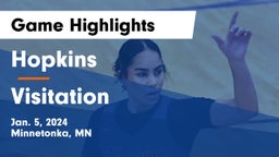 Hopkins  vs Visitation  Game Highlights - Jan. 5, 2024
