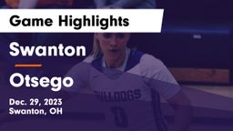 Swanton  vs Otsego  Game Highlights - Dec. 29, 2023