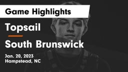 Topsail  vs South Brunswick  Game Highlights - Jan. 20, 2023