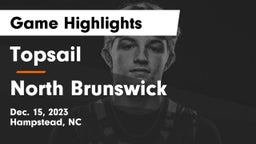 Topsail  vs North Brunswick  Game Highlights - Dec. 15, 2023