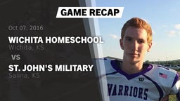 Recap: Wichita HomeSchool  vs. St. John's Military  2016