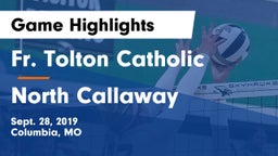 Fr. Tolton Catholic  vs North Callaway  Game Highlights - Sept. 28, 2019