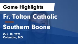 Fr. Tolton Catholic  vs Southern Boone  Game Highlights - Oct. 18, 2021