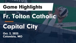 Fr. Tolton Catholic  vs Capital City   Game Highlights - Oct. 2, 2023