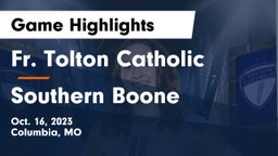 Fr. Tolton Catholic  vs Southern Boone  Game Highlights - Oct. 16, 2023