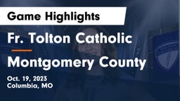 Fr. Tolton Catholic  vs Montgomery County  Game Highlights - Oct. 19, 2023