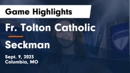 Fr. Tolton Catholic  vs Seckman  Game Highlights - Sept. 9, 2023