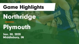 Northridge  vs Plymouth  Game Highlights - Jan. 30, 2020
