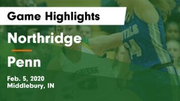 Northridge  vs Penn  Game Highlights - Feb. 5, 2020