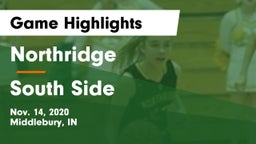 Northridge  vs South Side  Game Highlights - Nov. 14, 2020