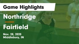 Northridge  vs Fairfield  Game Highlights - Nov. 28, 2020