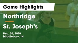 Northridge  vs St. Joseph's  Game Highlights - Dec. 30, 2020