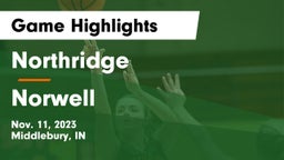 Northridge  vs Norwell  Game Highlights - Nov. 11, 2023