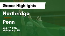 Northridge  vs Penn  Game Highlights - Dec. 19, 2023