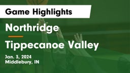 Northridge  vs Tippecanoe Valley  Game Highlights - Jan. 3, 2024