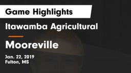 Itawamba Agricultural  vs Mooreville Game Highlights - Jan. 22, 2019