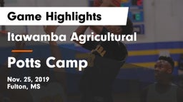 Itawamba Agricultural  vs Potts Camp Game Highlights - Nov. 25, 2019