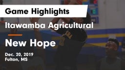Itawamba Agricultural  vs New Hope  Game Highlights - Dec. 20, 2019