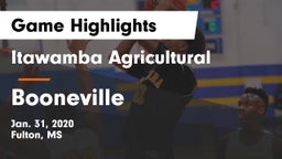Itawamba Agricultural  vs Booneville  Game Highlights - Jan. 31, 2020