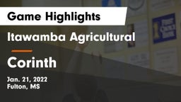 Itawamba Agricultural  vs Corinth  Game Highlights - Jan. 21, 2022