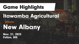Itawamba Agricultural  vs New Albany  Game Highlights - Nov. 21, 2023