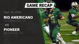 Recap: Rio Americano  vs. Pioneer  2016