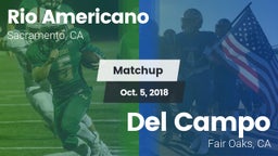 Matchup: Rio Americano High vs. Del Campo  2018