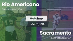 Matchup: Rio Americano High vs. Sacramento  2018
