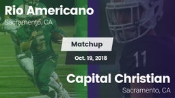 Matchup: Rio Americano High vs. Capital Christian  2018