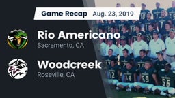 Recap: Rio Americano  vs. Woodcreek  2019