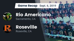 Recap: Rio Americano  vs. Roseville  2019