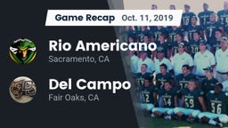 Recap: Rio Americano  vs. Del Campo  2019