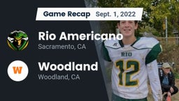Recap: Rio Americano  vs. Woodland  2022