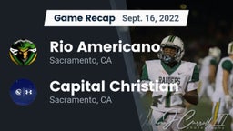 Recap: Rio Americano  vs. Capital Christian  2022