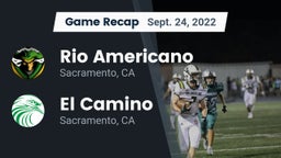 Recap: Rio Americano  vs. El Camino  2022