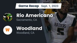 Recap: Rio Americano  vs. Woodland  2023
