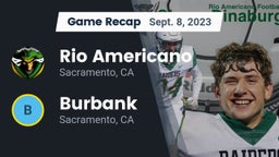Recap: Rio Americano  vs. Burbank  2023